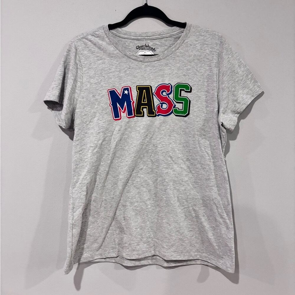 Chowdaheadz MASS Gray T-Shirt XL